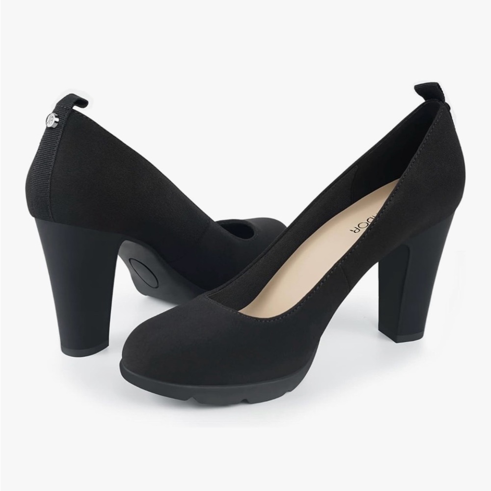 Chic Black Heels by Jenn Ardor